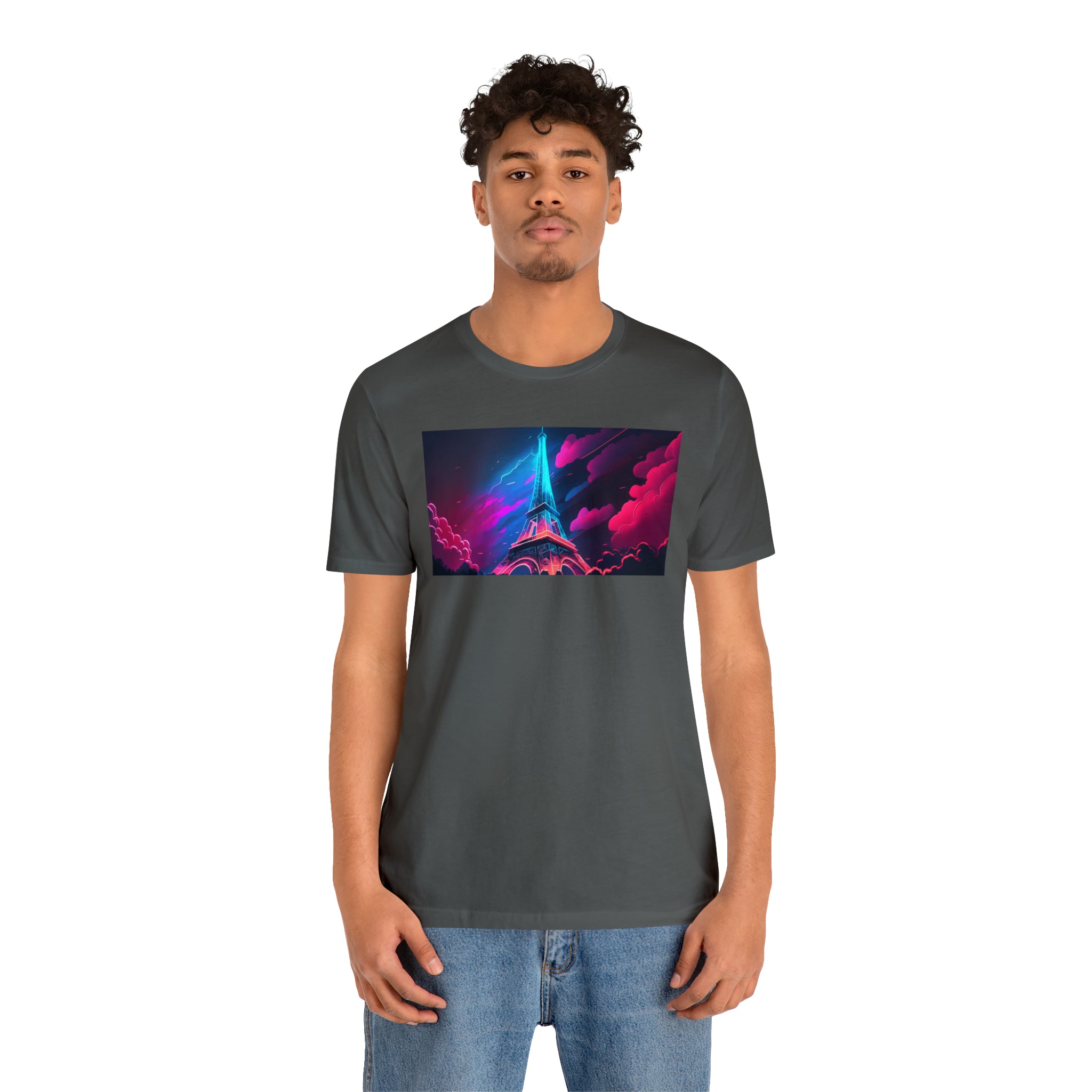 Unisex Jersey Short Sleeve Tee - Eiffel Tower, France