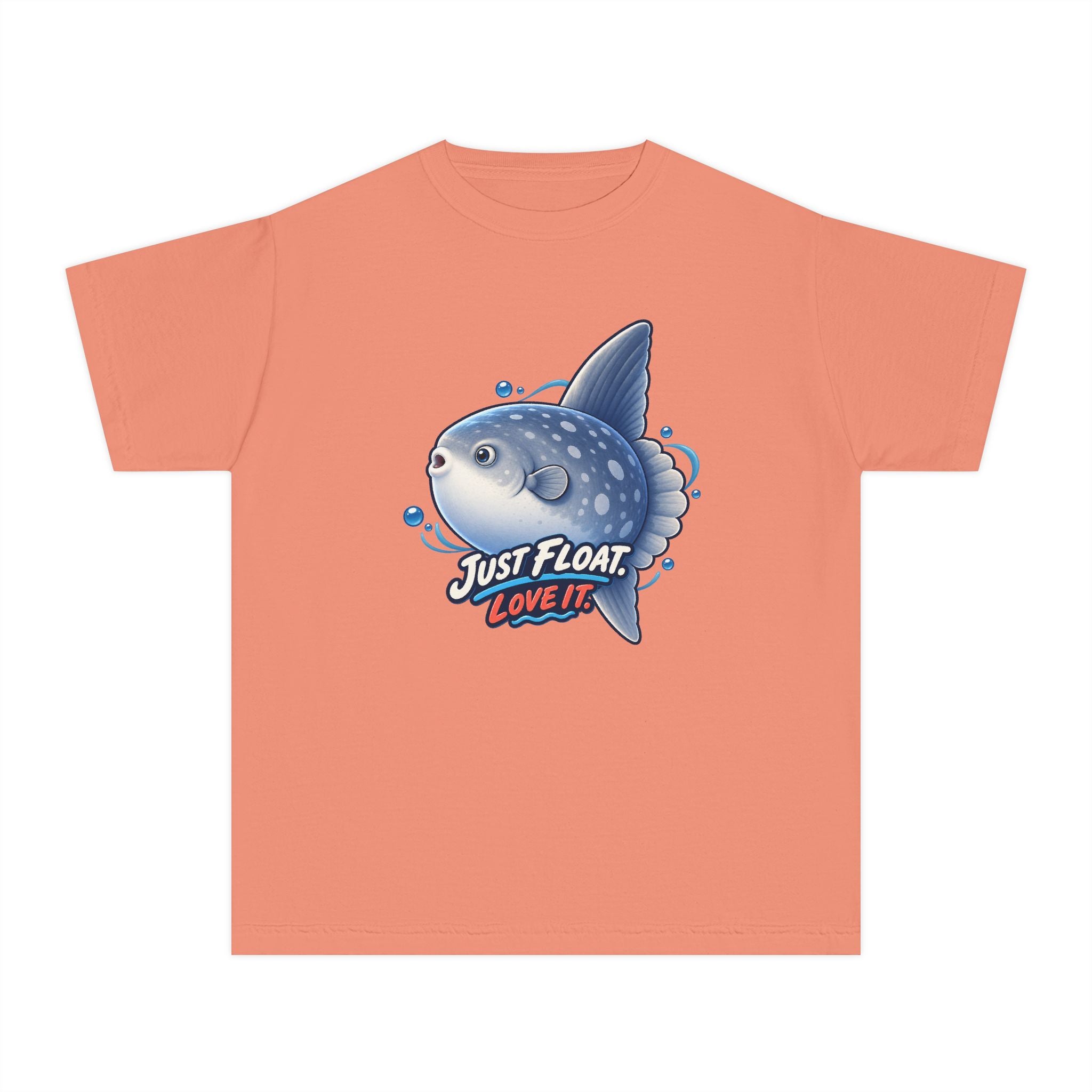Youth Midweight Cotton Tee - Sunfish drifting