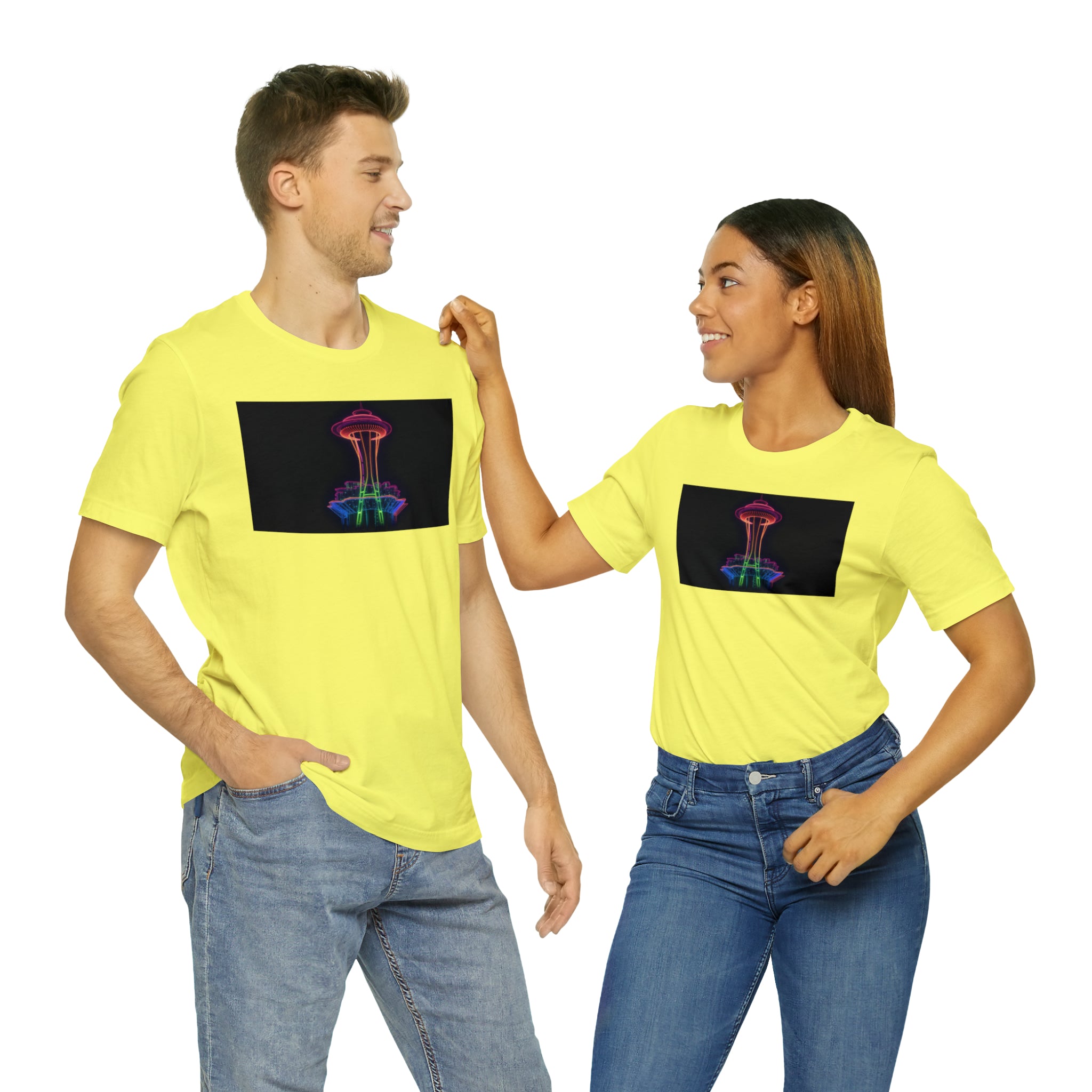 Unisex Jersey Short Sleeve Tee - Space Needle, Seattle, USA