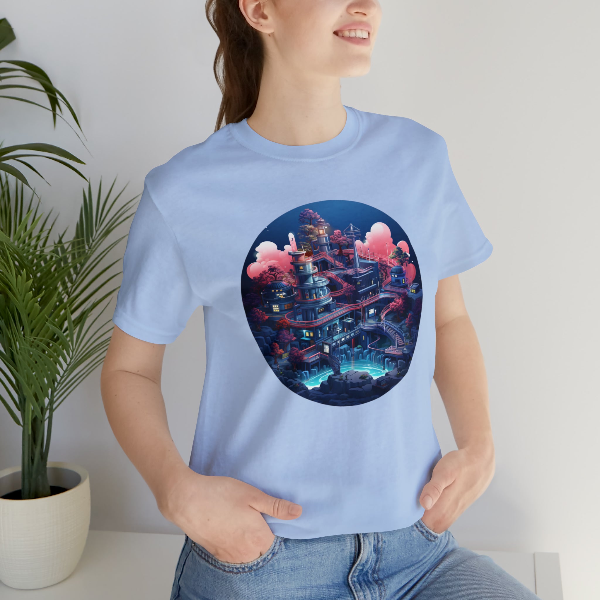 Unisex Jersey Short Sleeve Tee - Isometric Designs 03