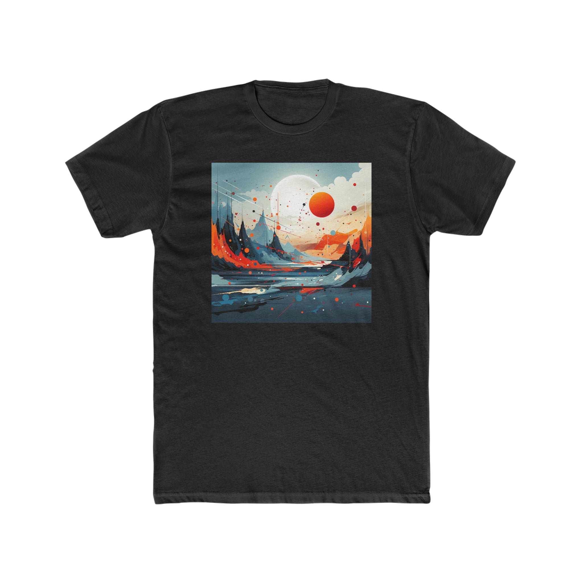 Men's Cotton Crew Tee - Vector Art Design 17