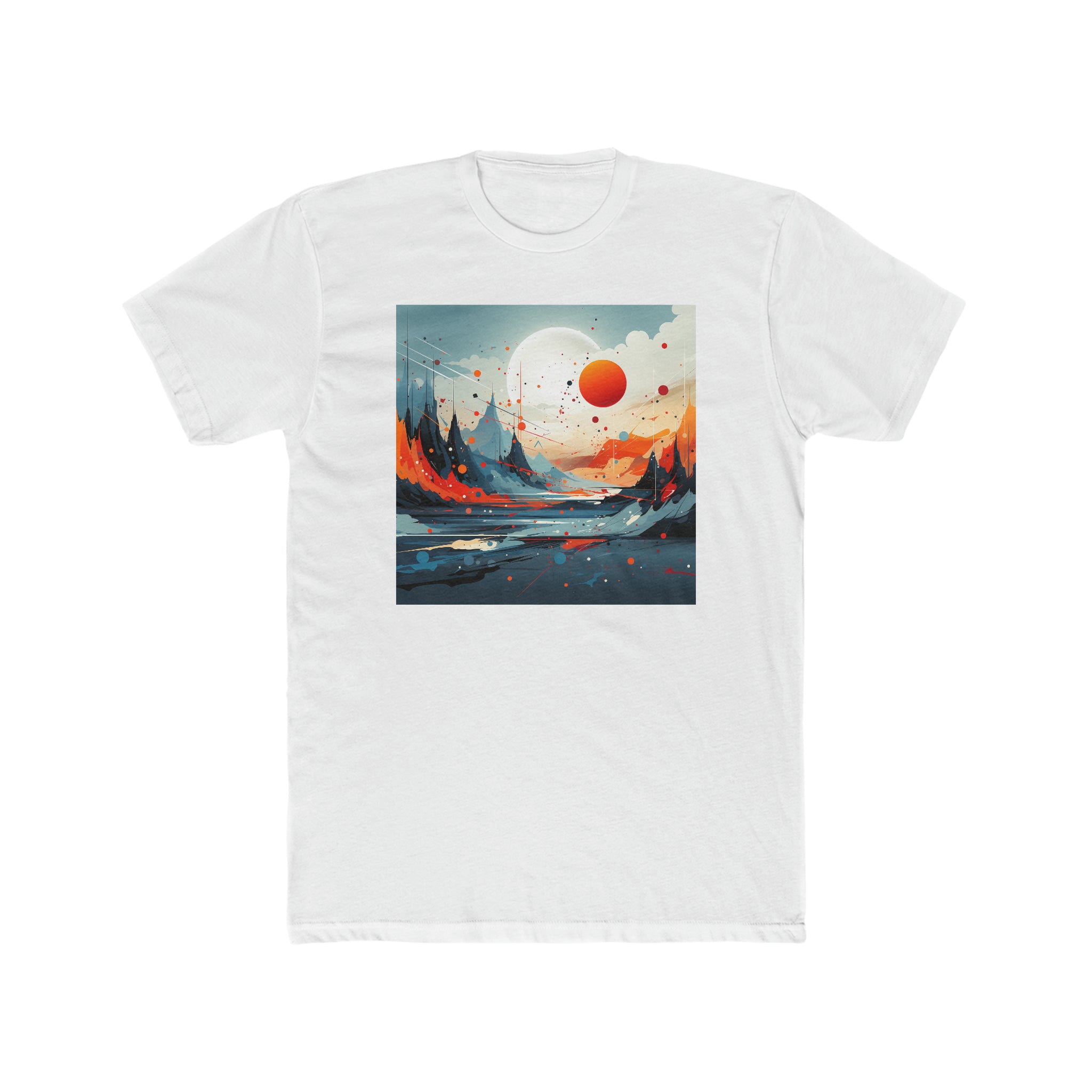 Men's Cotton Crew Tee - Vector Art Design 17