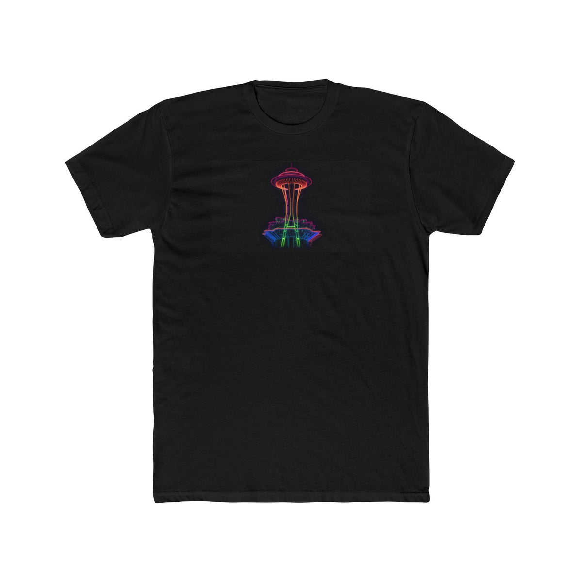 Men's Cotton Crew Tee - Elsewhere collection - Space Needle