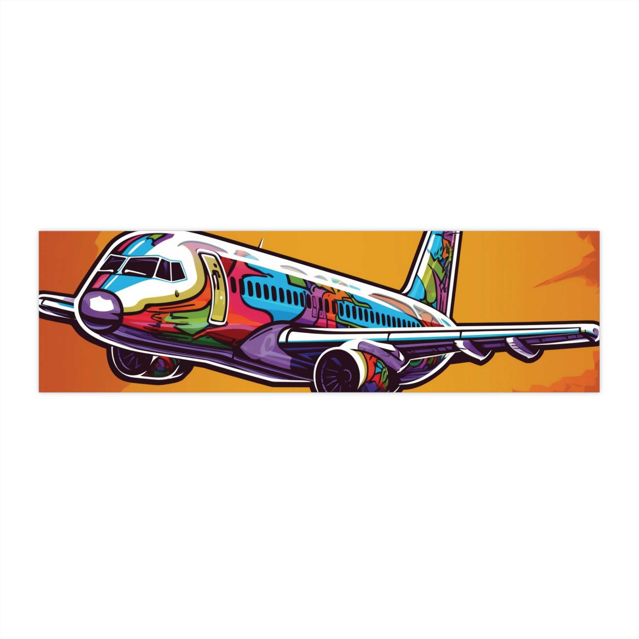 Bumper Stickers - Pop Art Designs, Airplane
