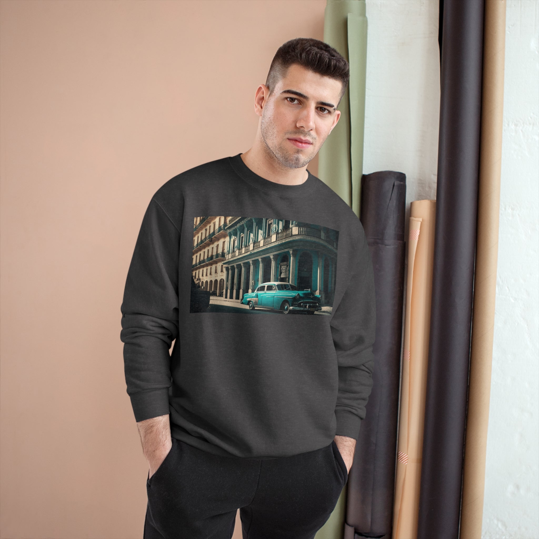 Champion Sweatshirt - Duotone Cities, Havana