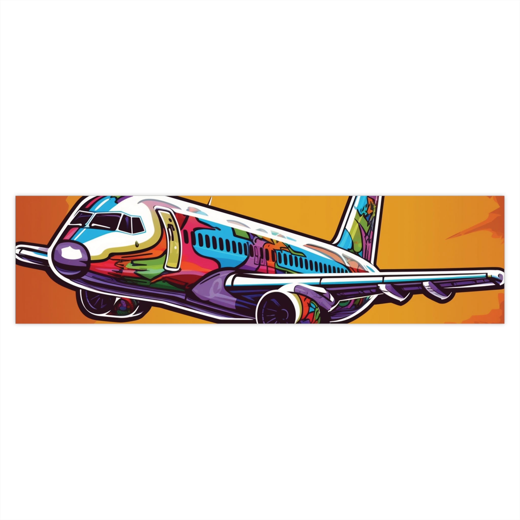 Bumper Stickers - Pop Art Designs, Airplane