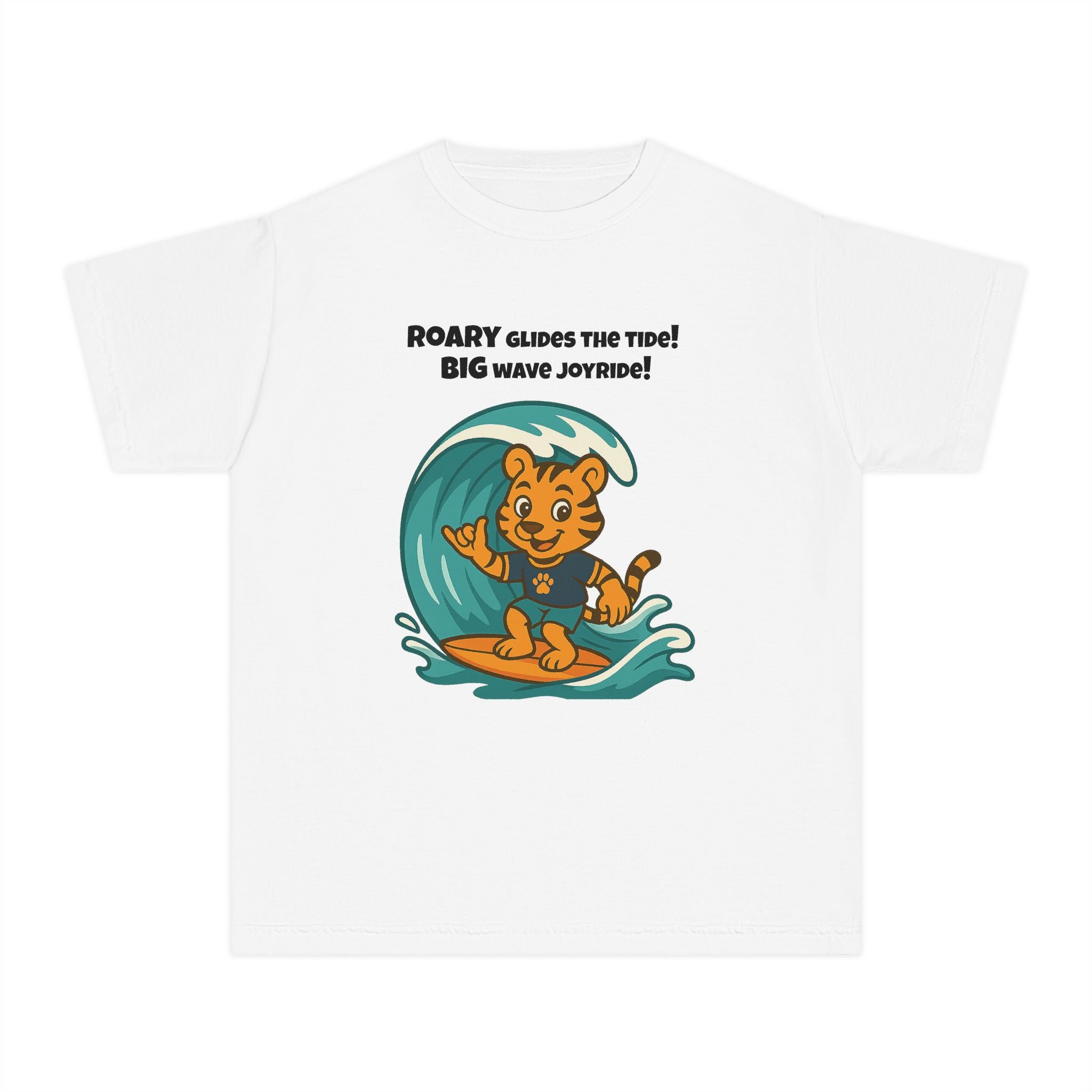 Youth Midweight Cotton Tee - Roary's Surf time
