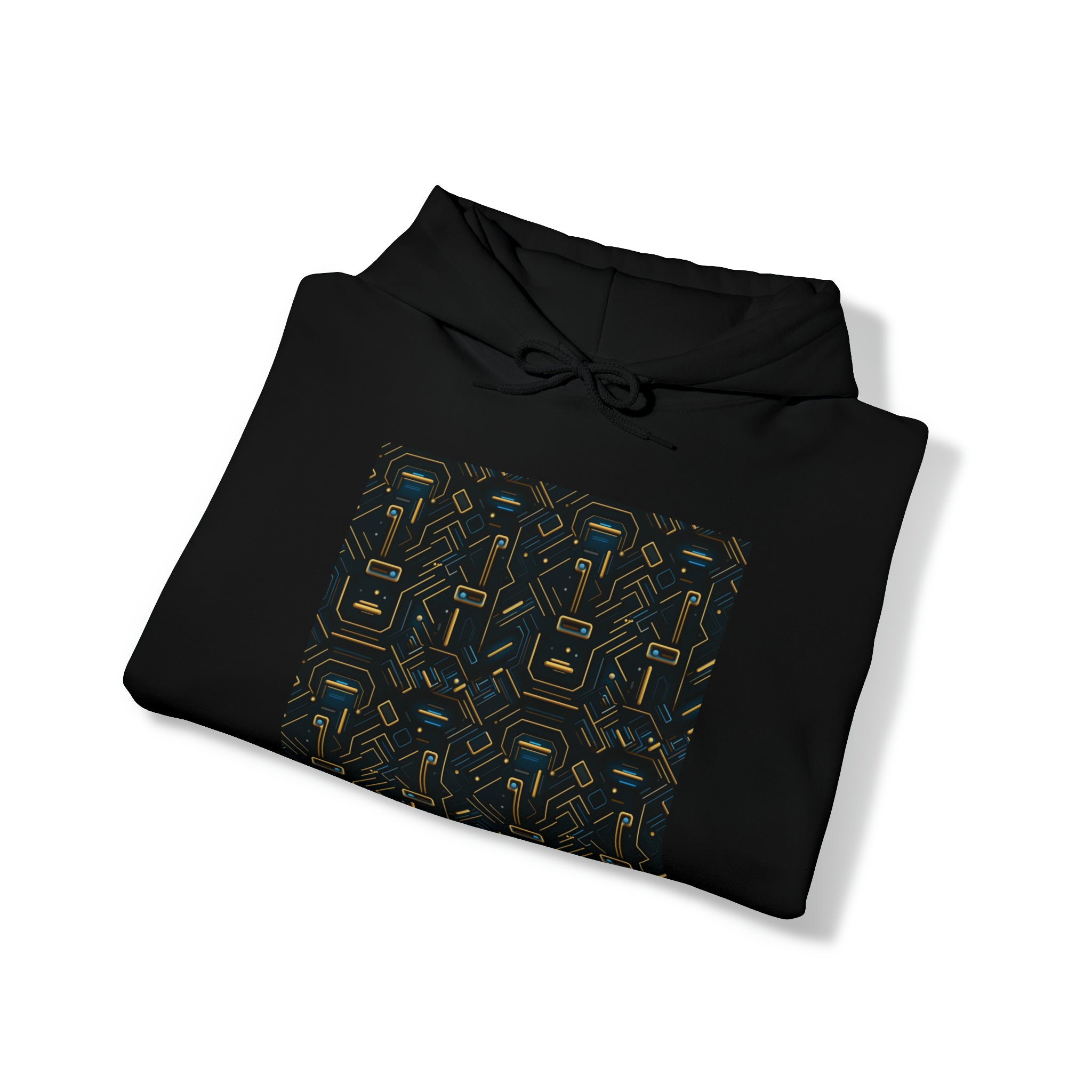 Unisex Heavy Blend™ Hooded Sweatshirt - Abstract Neon Designs 05