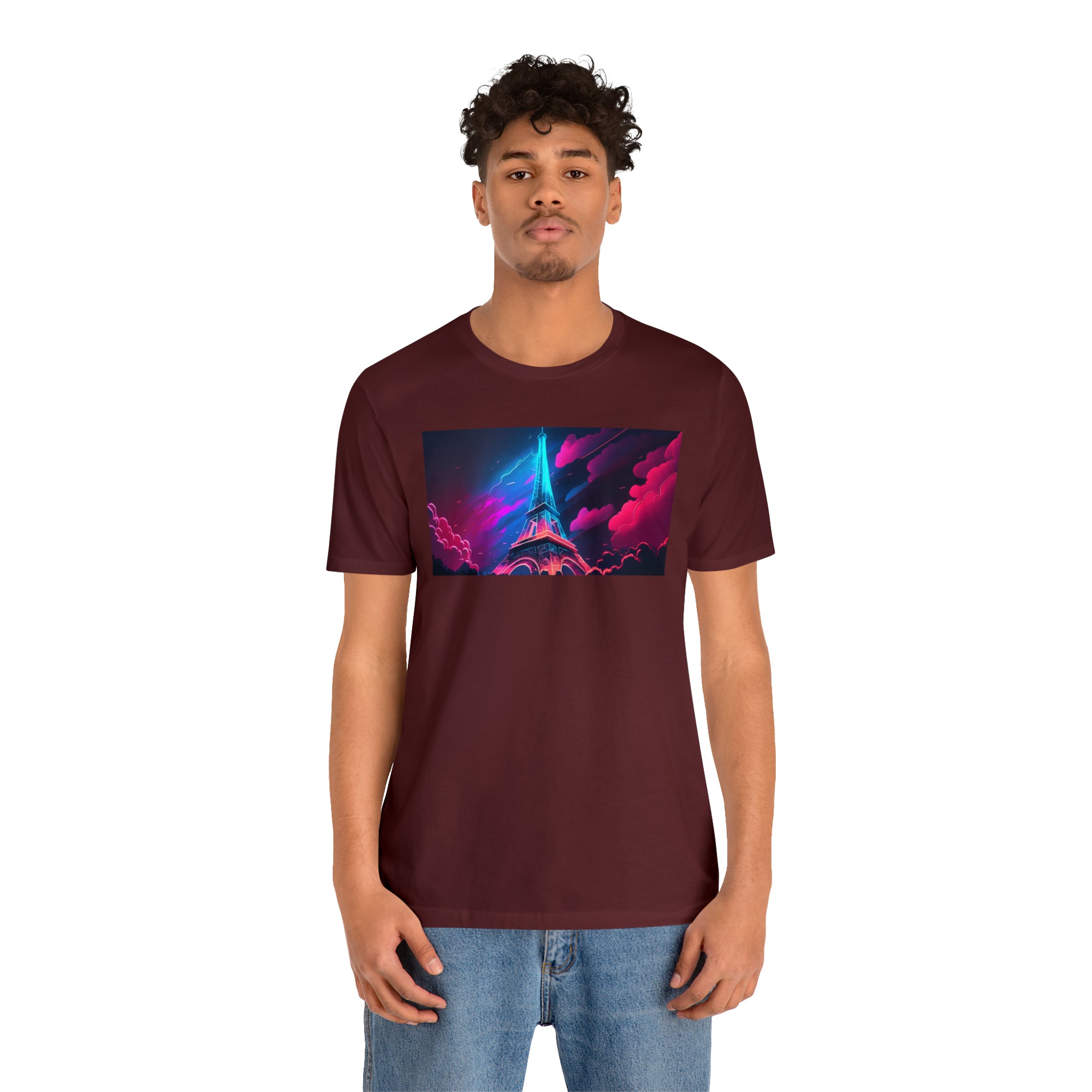 Unisex Jersey Short Sleeve Tee - Eiffel Tower, France