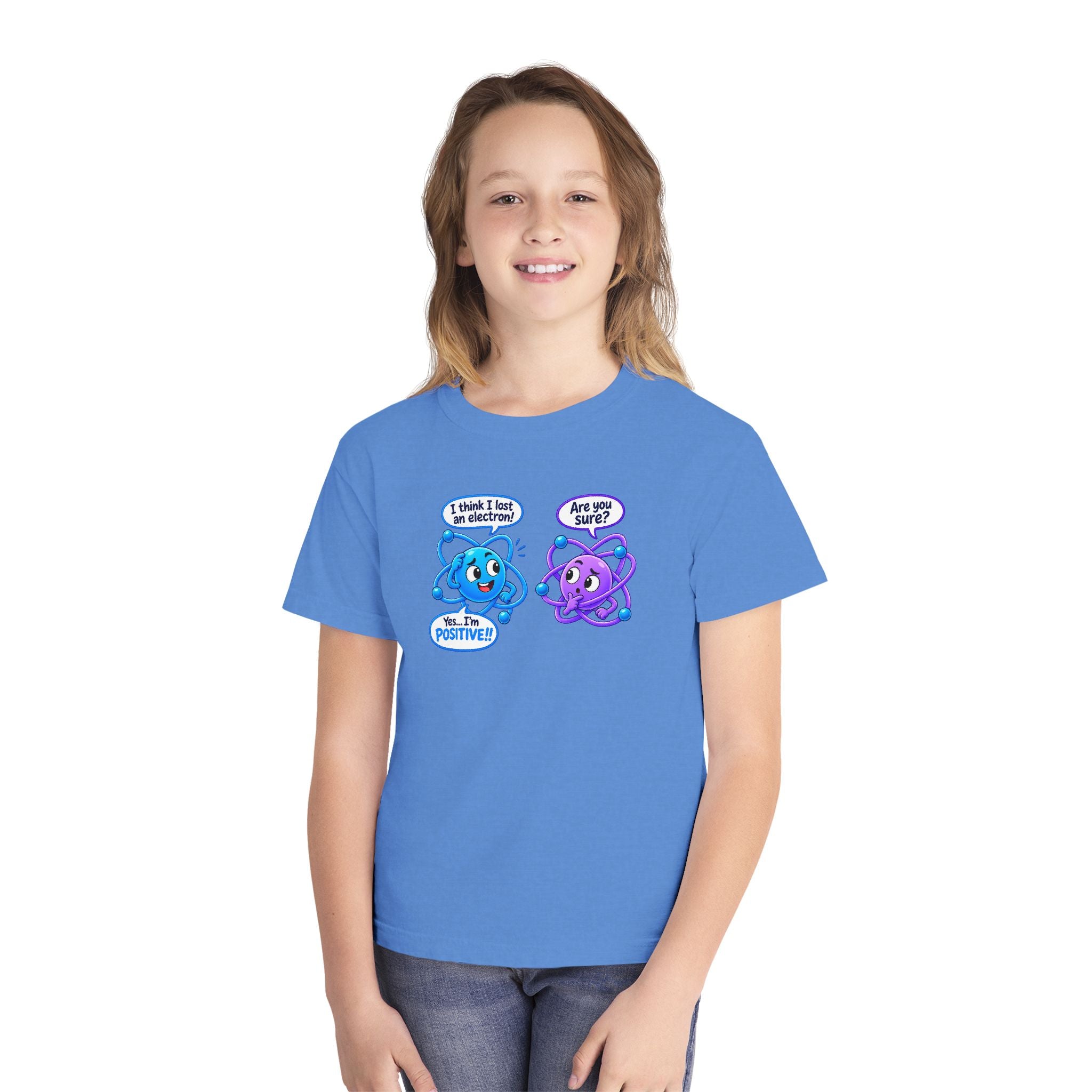 Youth Midweight Cotton Tee - Science collection - Atomic Conversation